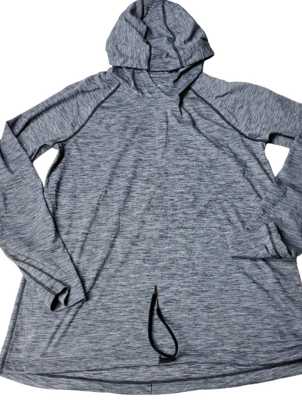 Under Armour Sweatshirt Womens M Medium Heat Gear Loose Hoodie Running Gym Gray